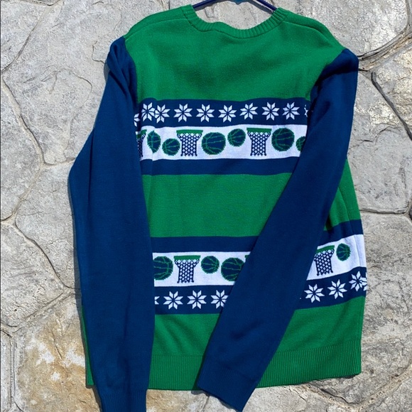 Dallas Mavericks "Ugly"  Christmas Sweater XL - Picture 2 of 4
